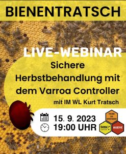 Webinar: Sichere Herbstbehandlung mit dem Varroa Controller