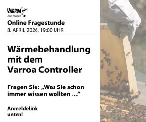 Online Fragestunde: Wärmebehandlung mit dem Varroa Controller