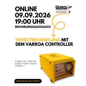 Online: Austausch Herbstbehandlung mit dem Varroa Controller September