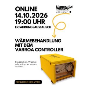 Online: Erfahrungsaustausch Varroa Controller Oktober