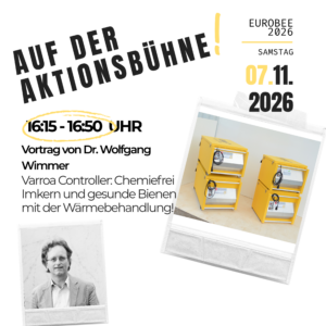 Vortrag 7.11.2026 von Dr. Wolfgang Wimmer an der eurobee 2026